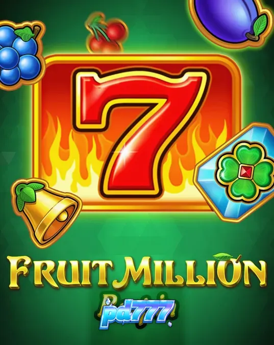 Fruit Million Respin slot machine interface na may mga prutas at classic symbols